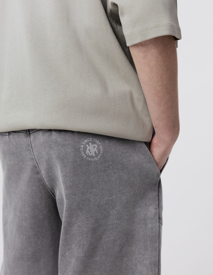 Bermuda LOOSE en jean gris Waterless garçon-3 Bermuda LOOSE en jean gris Waterless garçon-3