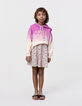 Sudadera capucha violeta deep dye mensaje niña-2